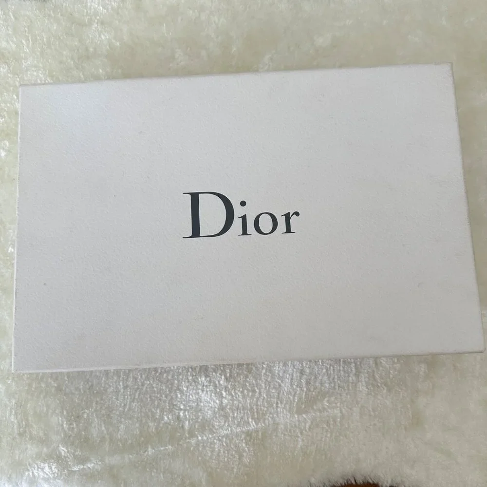 Christian Dior Empty Gift Box For A Small Shoulder Bag White Black 0/S